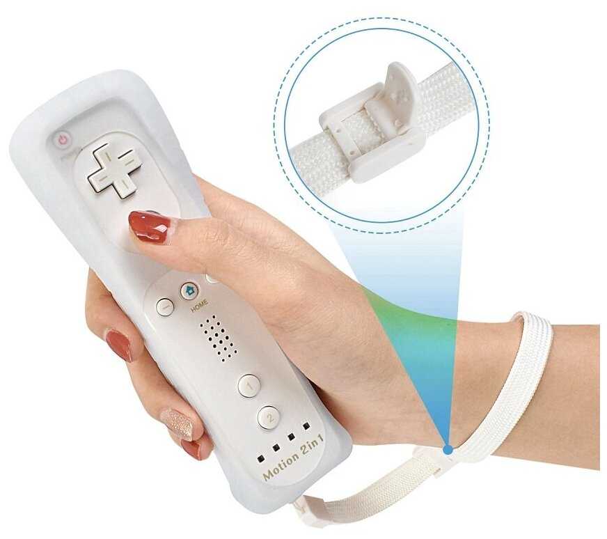 Комплект геймпадов Remote Plus Bluetooth + Nunchuk для консоли Wii/WiiU фотография 6