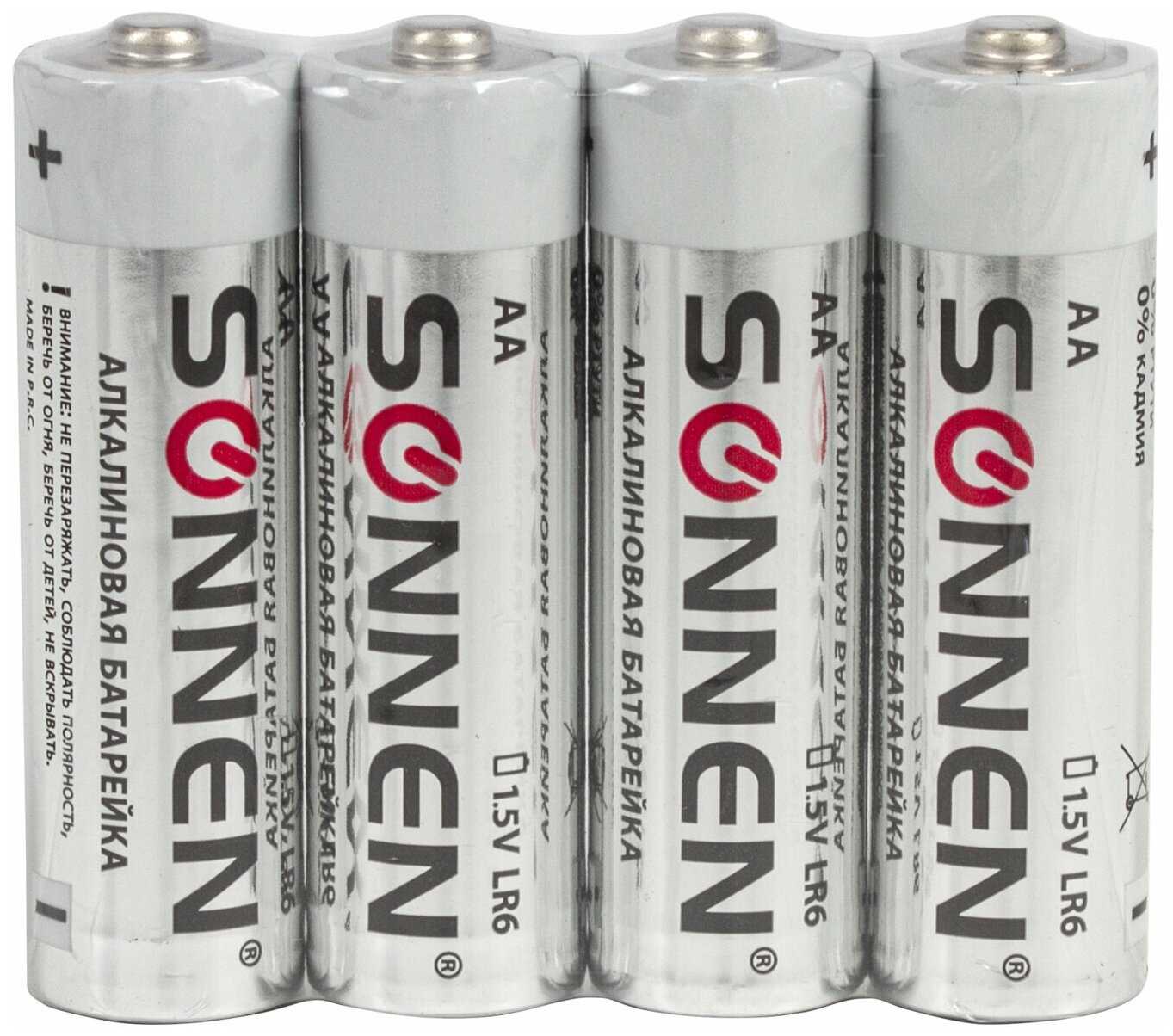 Батарейки алкалиновые Sonnen Alkaline (LR6+LR03) фотография 7