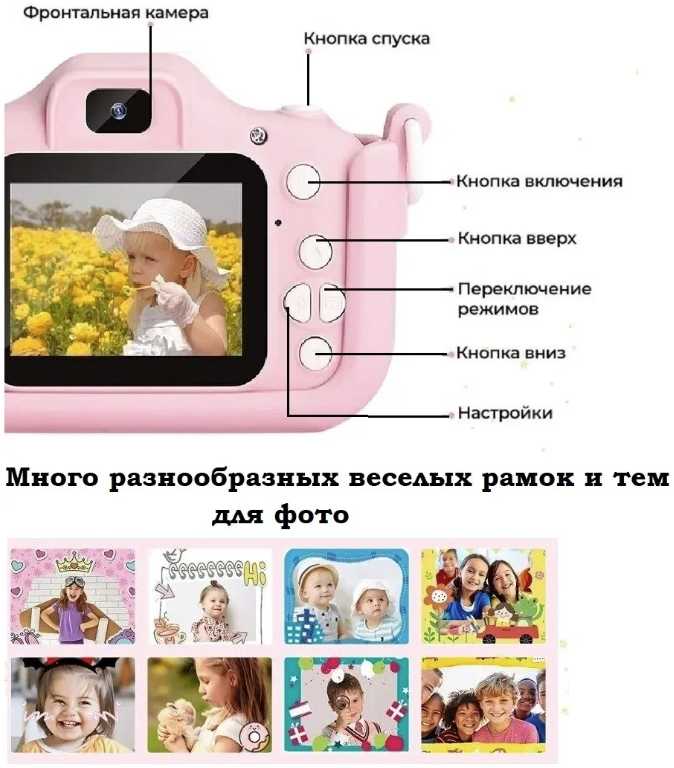 Цифровая камера Squander Time Развивающий и многофункциональный 3 в 1 фотоаппарат фотография 9
