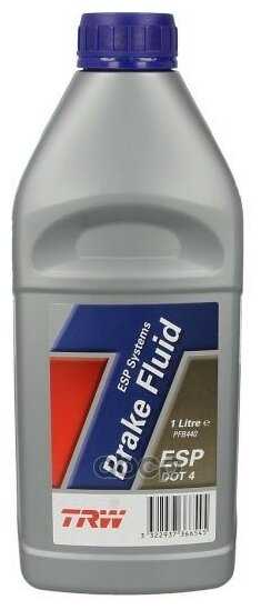 Жидкость Тормозная TRW Brake Fluid Dot4 Esp (PFB440SE) фотография 1