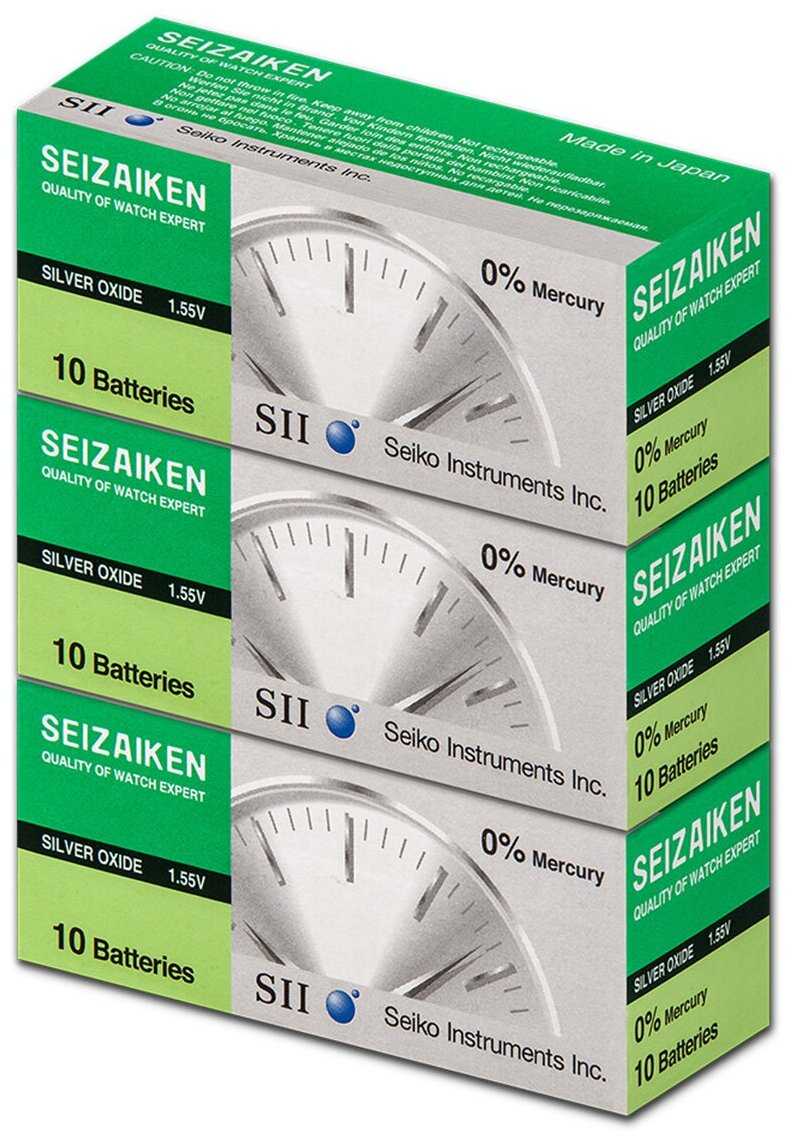 Батарейка Seizaiken 377 (SR626SW, SR66, AG4) - 10 шт. фотография 9