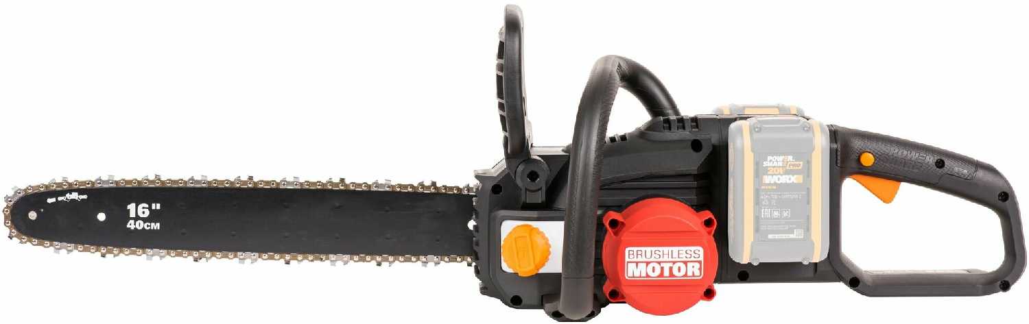 Цепная пила аккумуляторная WORX NITRO фотография 6