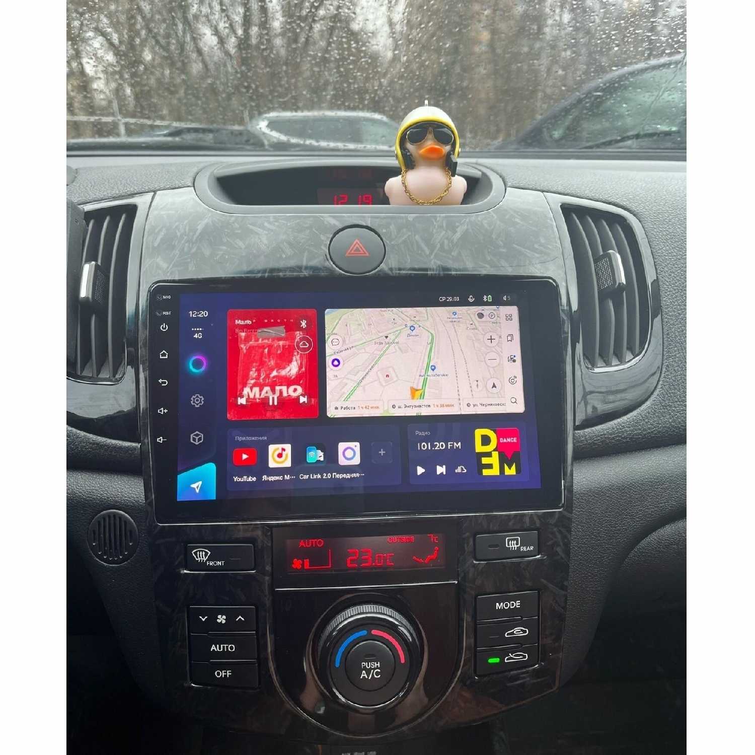 Магнитола Teyes CC3 2K Киа Церато 2 с Климатом Kia Cerato 2 2009-2012 - Процессор 8 ядерный, Память 4/32Gb, QLED 2K экран, DSP, 4G модем (Sim), голосовое управление, GPS+Глонасс фотография 1