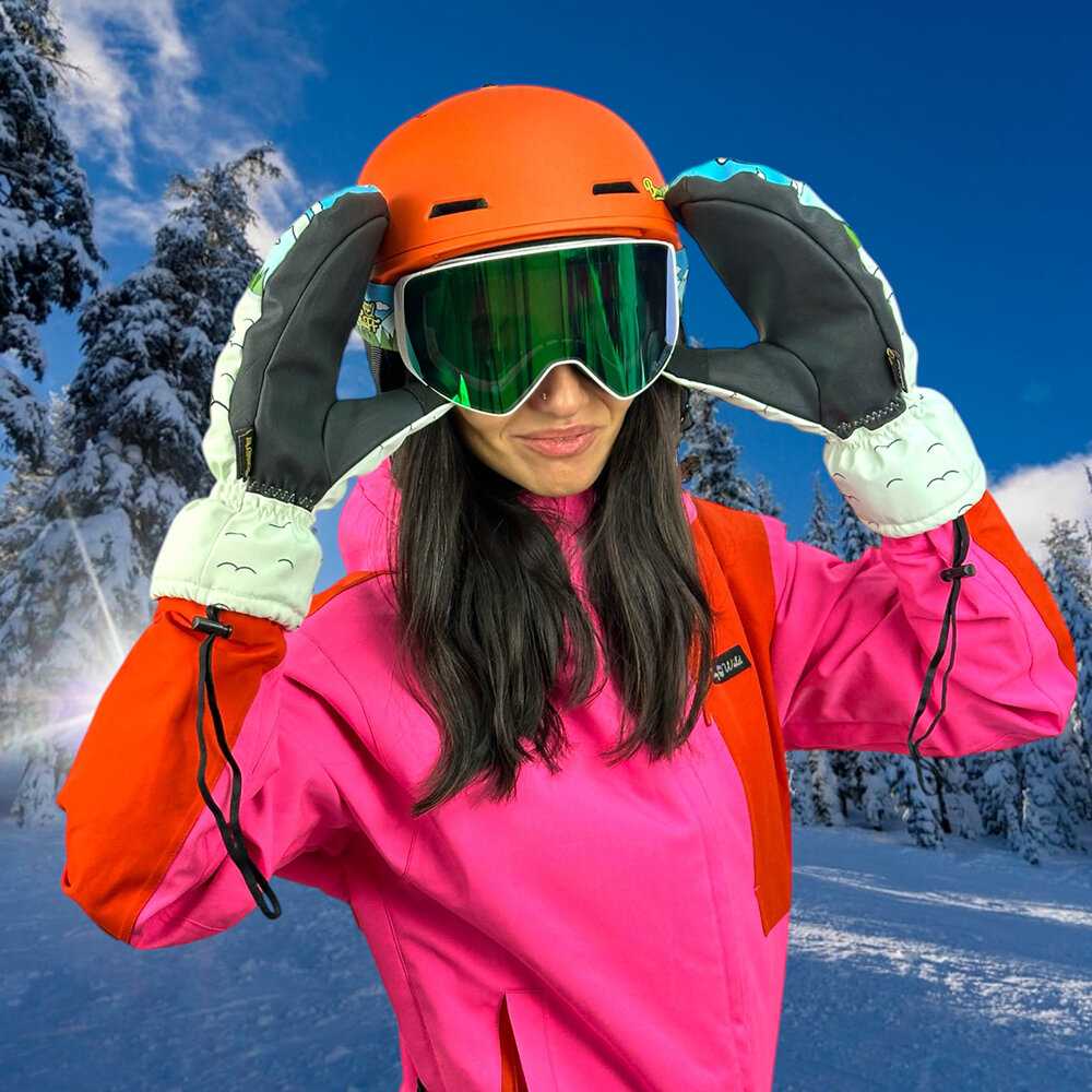 Маска для сноуборда, горных лыж BroStuff powder yeti фотография 25