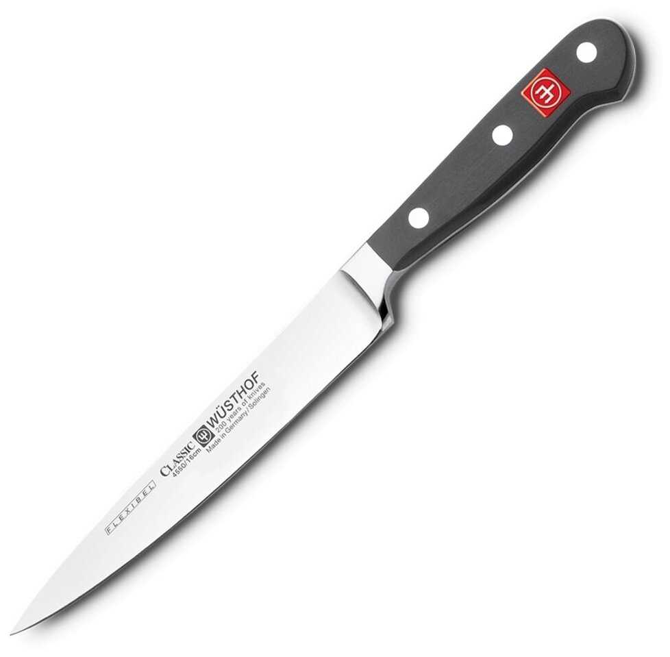 WUESTHOF Нож кухонный филейный гибкий 16 см, серия Classic 4550/16 WUESTOF