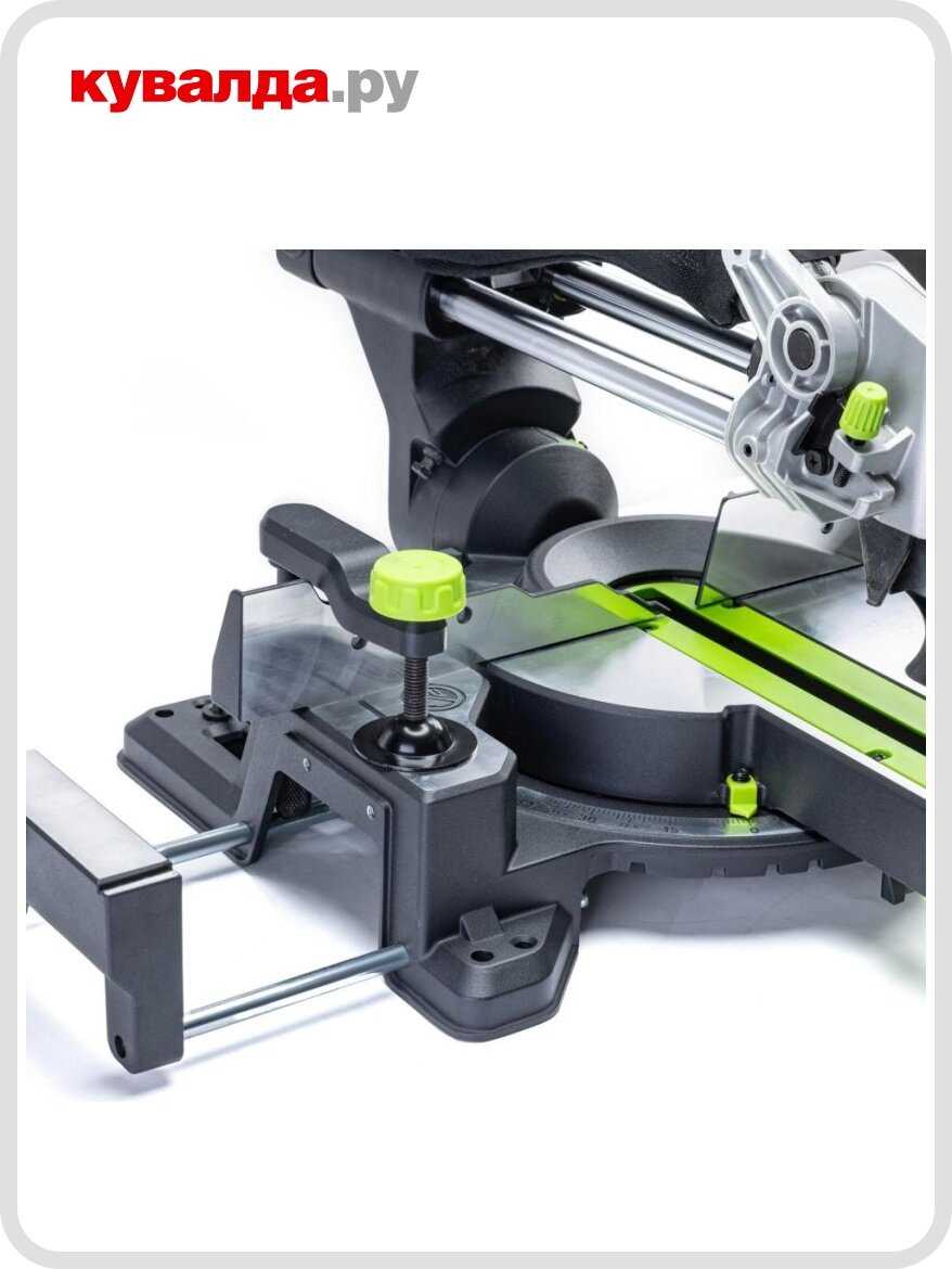 Пила торцовочная аккумуляторная GREENWORKS GD24MS216 [без АКБ и ЗУ] фотография 2