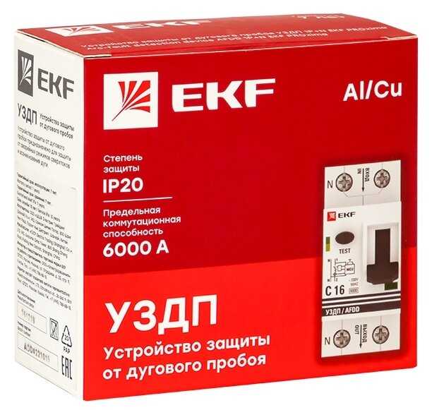 Устройство защиты при дуговом пробое EKF 1P+N 32А (C) 6 кА фотография 3