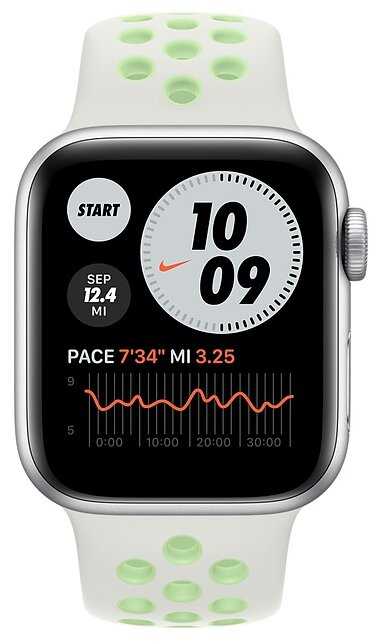 Умные часы Apple Watch SE GPS + Cellular 40мм Aluminum Case with Nike Sport Band фотография 1