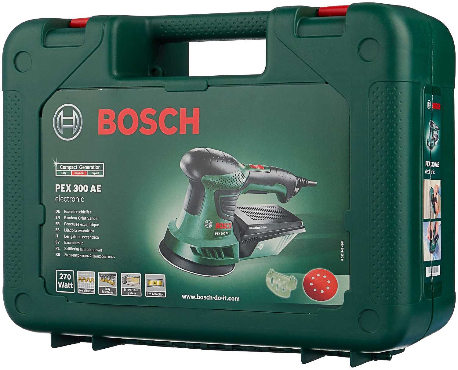 Эксцентриковая шлифмашина BOSCH PEX 300 AE (06033A3020) фотография 5