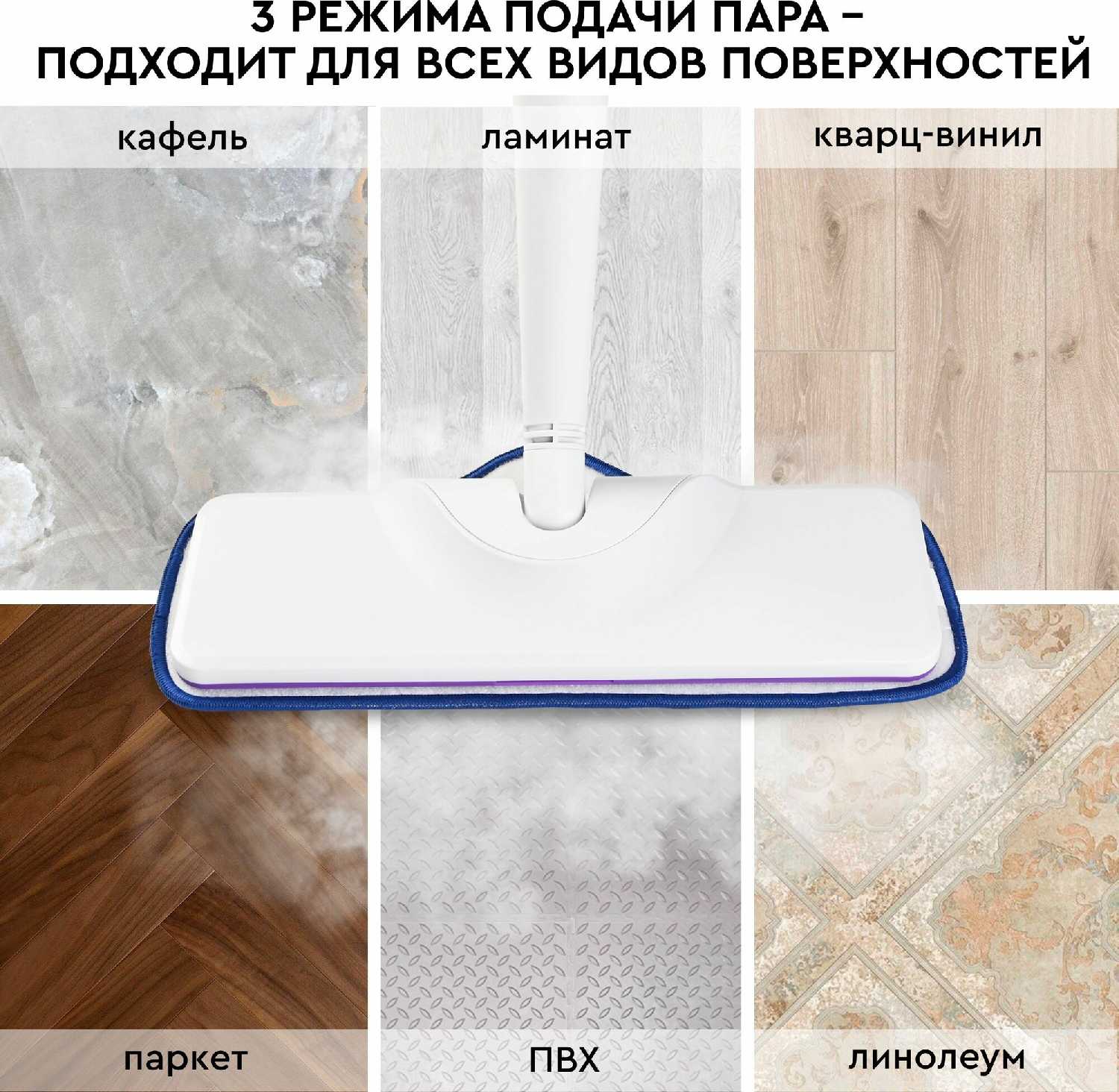 Паровая швабра PLANTA Паровая швабра 2 в 1 (PL-SM02) фотография 2