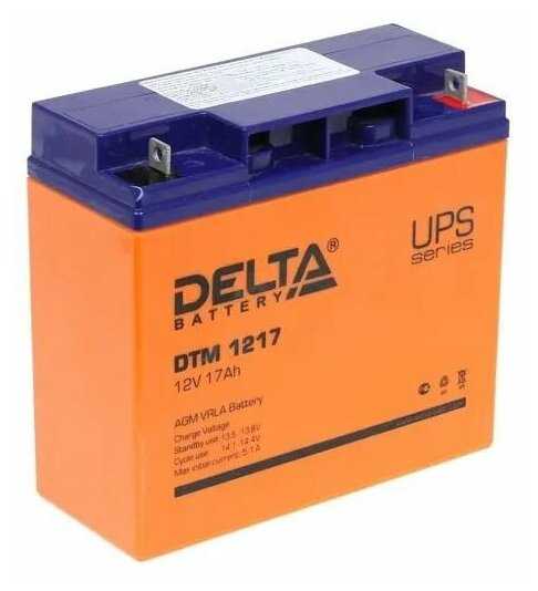 Аккумуляторная батарея DELTA Battery DTM 1217 (12В) фотография 7