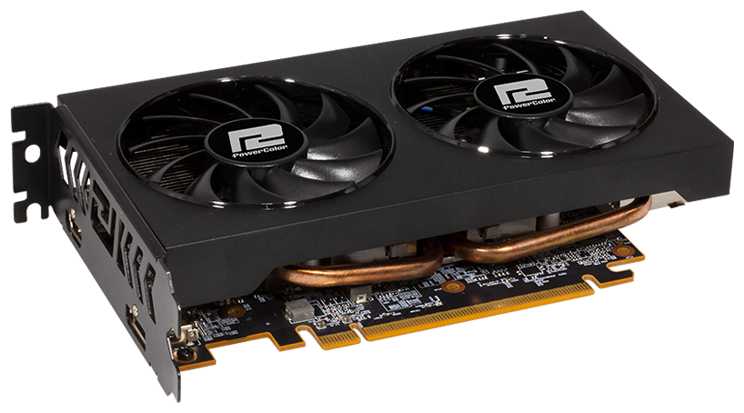 Видеокарта PowerColor AXRX 6500 XT 4GBD6-DH фотография 2