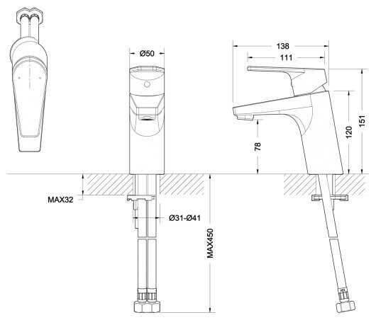 Смеситель Bravat F15299C-1 фотография 1