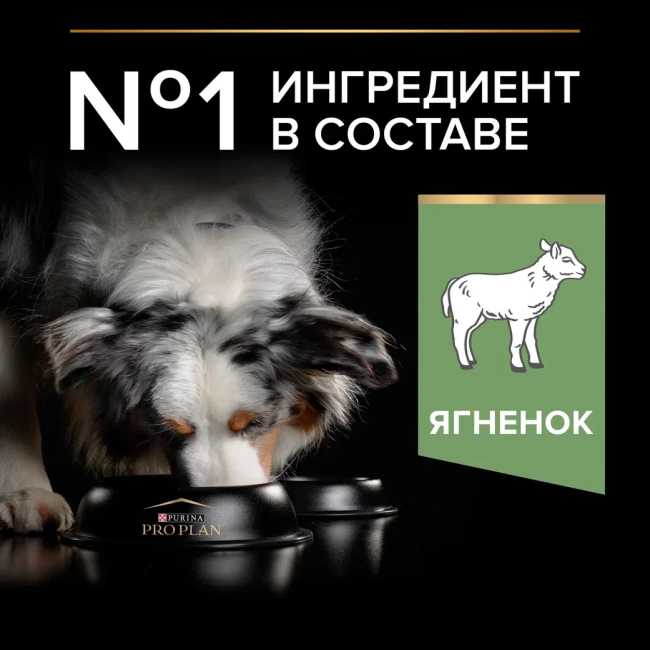 Корм для собак Pro Plan при чувствительном пищеварении (ягненок) фотография 4