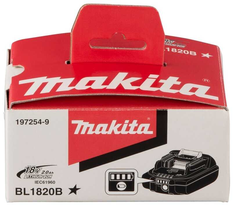 Аккумулятор Makita 197254-9 Li-Ion 18 В фотография 5