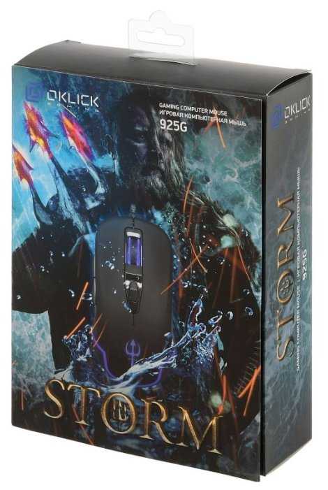 Игровая мышь OKLICK 925G STORM Black USB фотография 7