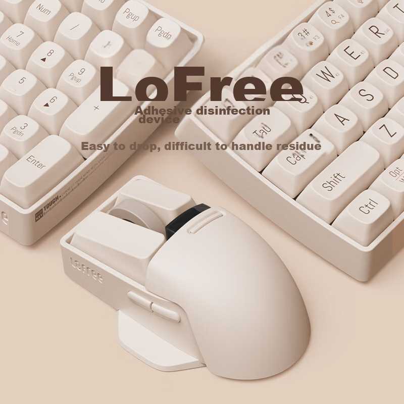 Компьютерная мышь LOFREE Wireless Three-Mode PBT Office with OLED Display фотография 6