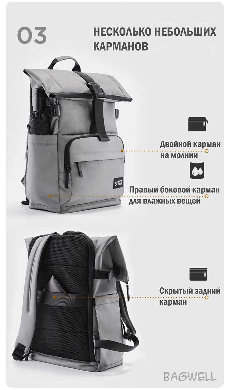 Городской рюкзак Xiaomi Ninetygo фотография 5
