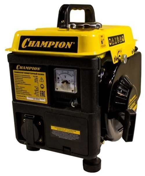 Бензиновый генератор CHAMPION IGG950, (900 Вт)