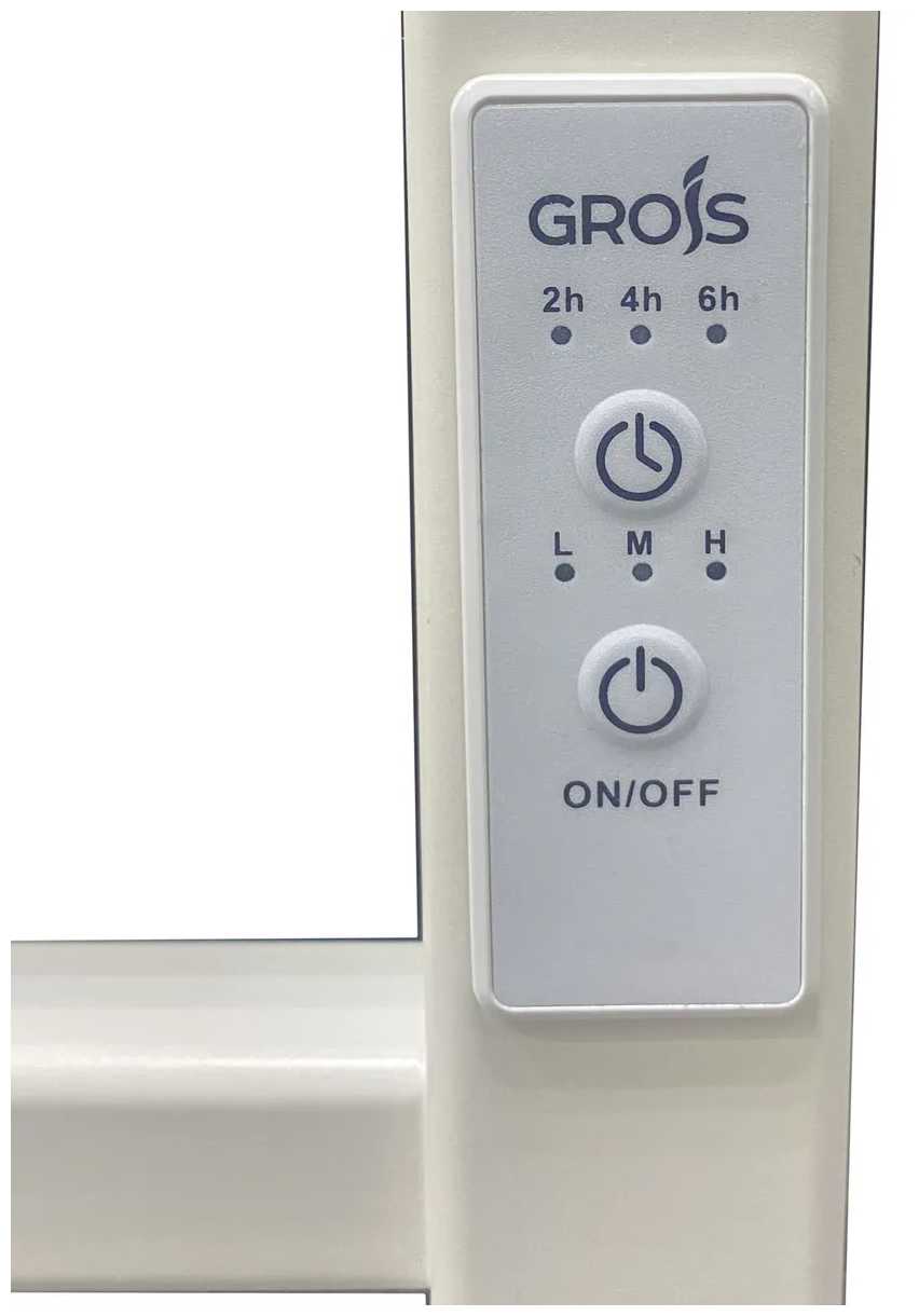 Полотенцесушитель электр. Alex GR-102 500х800 П8 white U фотография 2