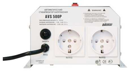 Стабилизатор напряжения однофазный Powerman AVS 500P фотография 2