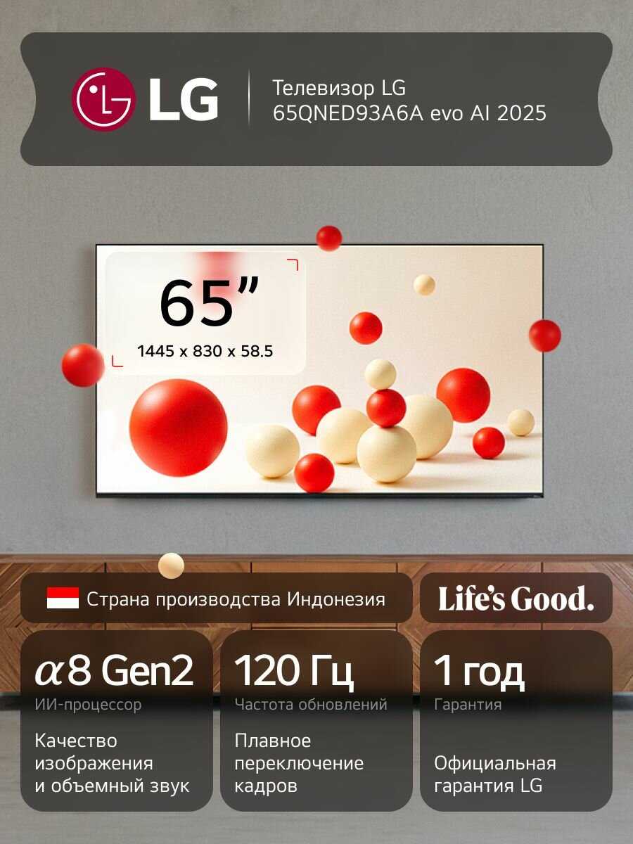 Телевизор Samsung QNED93A6A [65