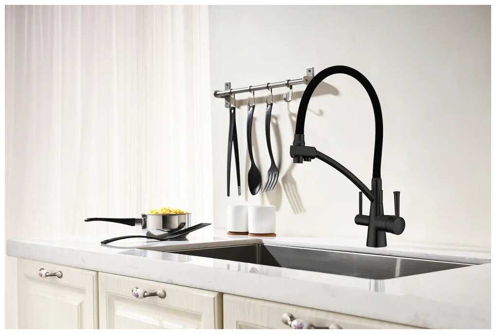 Смеситель для кухни Chipponi 211 (211BL) фотография 10