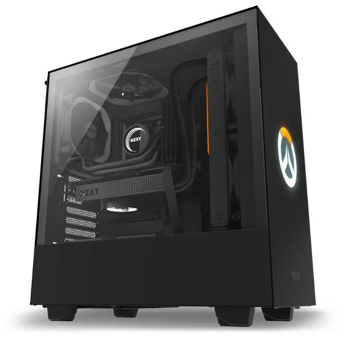 Компьютерный корпус NZXT H500 Black Overwatch Edition фотография 7