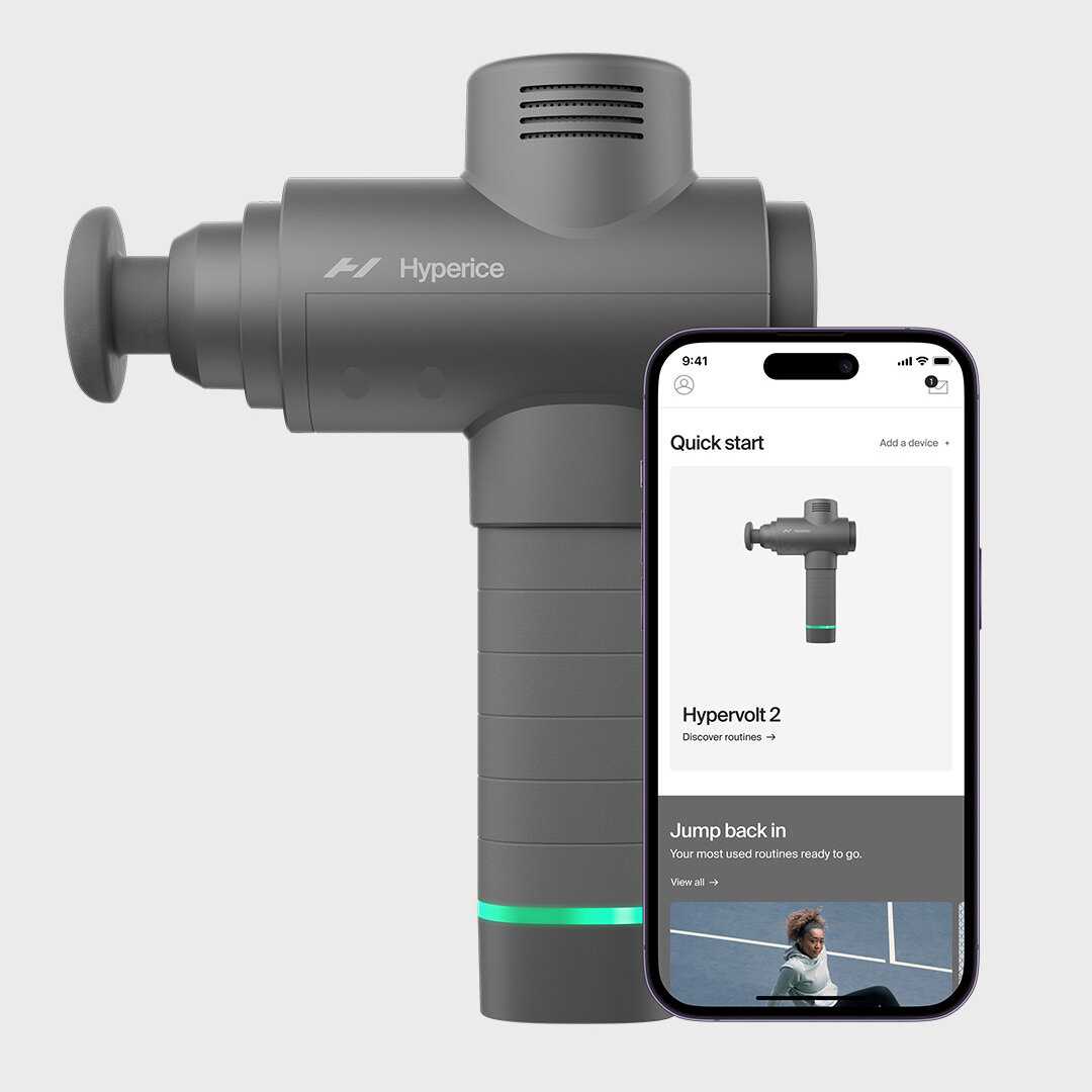 Перкуссионный массажёр Hyperice Hypervolt 2 фотография 6