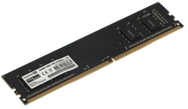 Оперативная память ExeGate Value 4 ГБ DDR4 DIMM CL17 (EX283084RUS) фотография 2