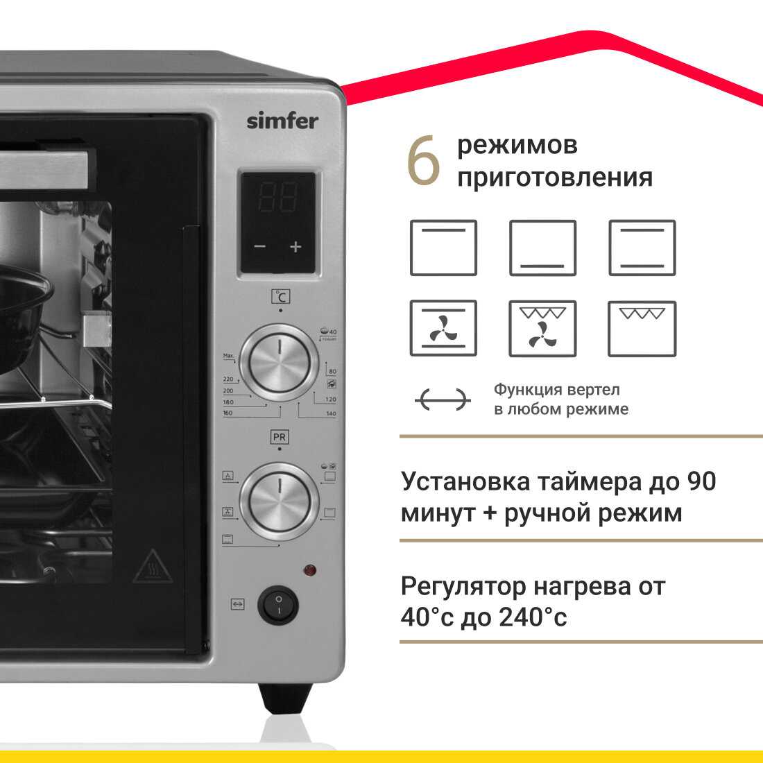 Мини-печь Simfer M7071 фотография 1