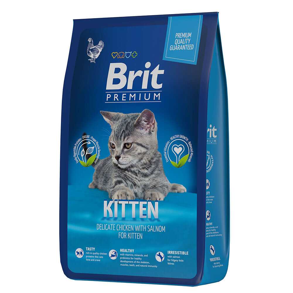 Корм Brit Premium Cat с курицей и лососем фотография 15