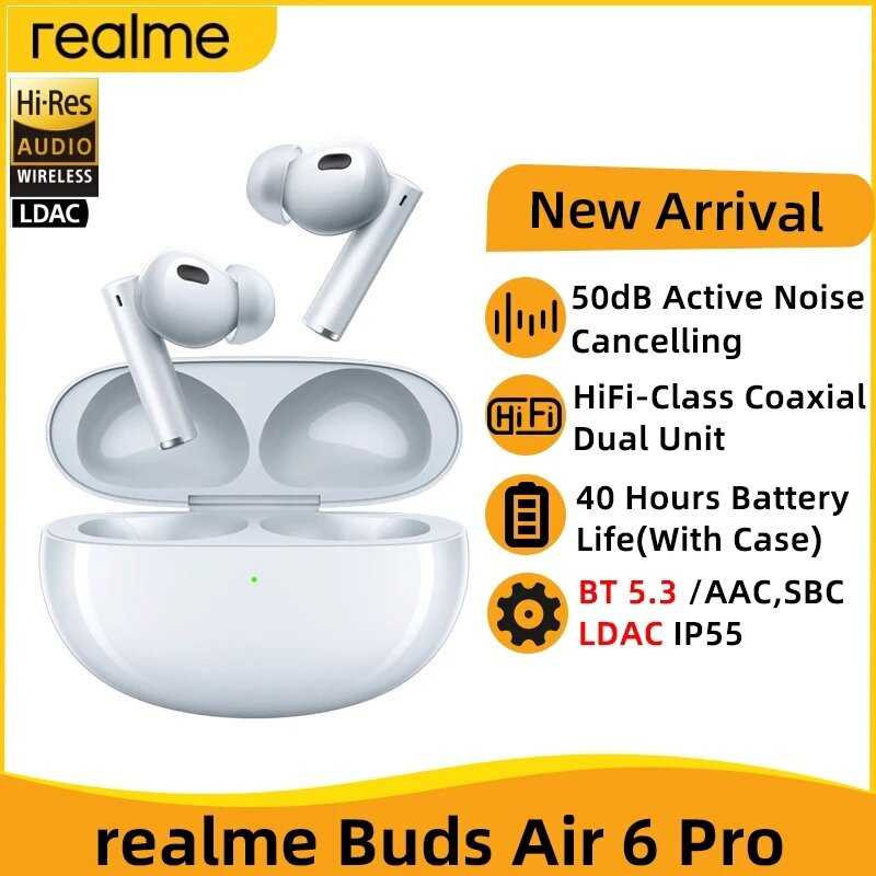 Беспроводные наушники Realme Buds Air 6 Pro фотография 9