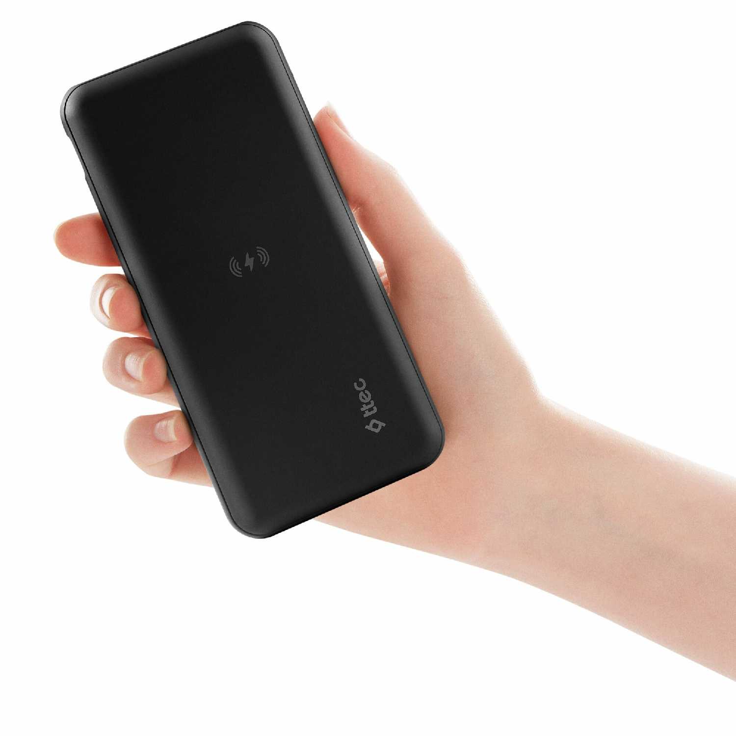Внешний аккумулятор TTEC PowerSlim Pro W QI/PD/QC 3.0 10.000mAh