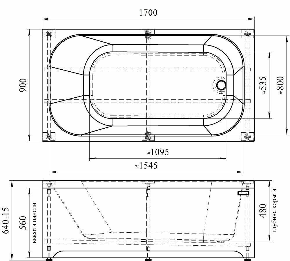 Акриловая ванна Radomir Прованс (1-01-0-0-1-187) фотография 15