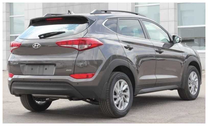 Рейлинги для Hyundai Tucson III 2015-2020 серые фотография 4