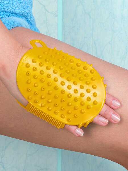 Массажер Массажер варежка c металлическими шариками фотография 17