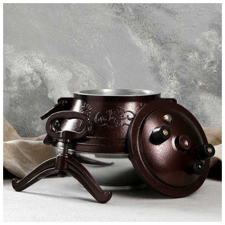 Казан алюминиевый Шафран Афганский двухцветный фотография 5