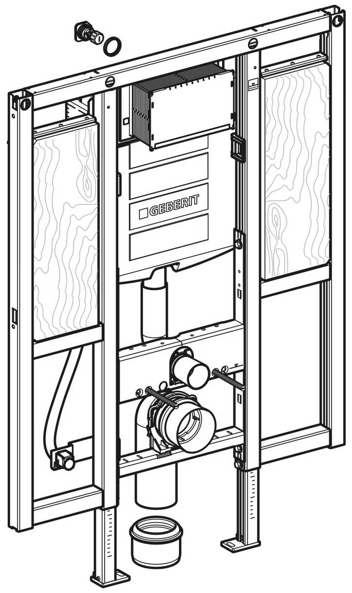 Рамная инсталляция GEBERIT Duofix 111.375.00.5 UP320 фотография 1