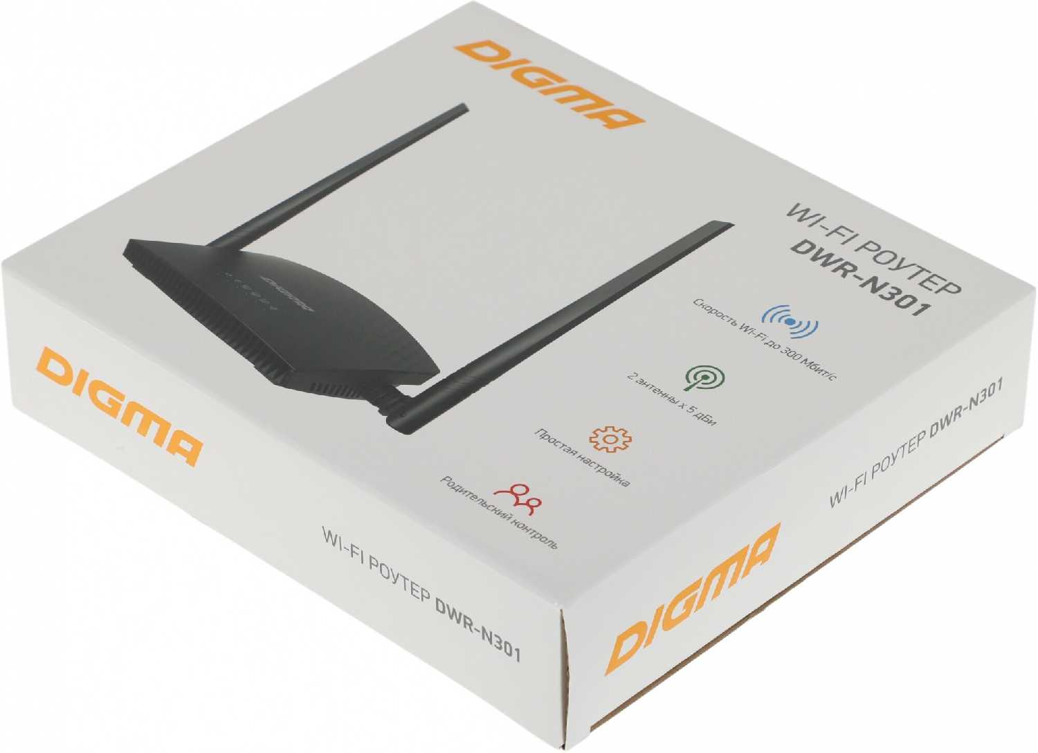Сетевое оборудование Digma Router wireless N300 (DWR-N301) фотография 9