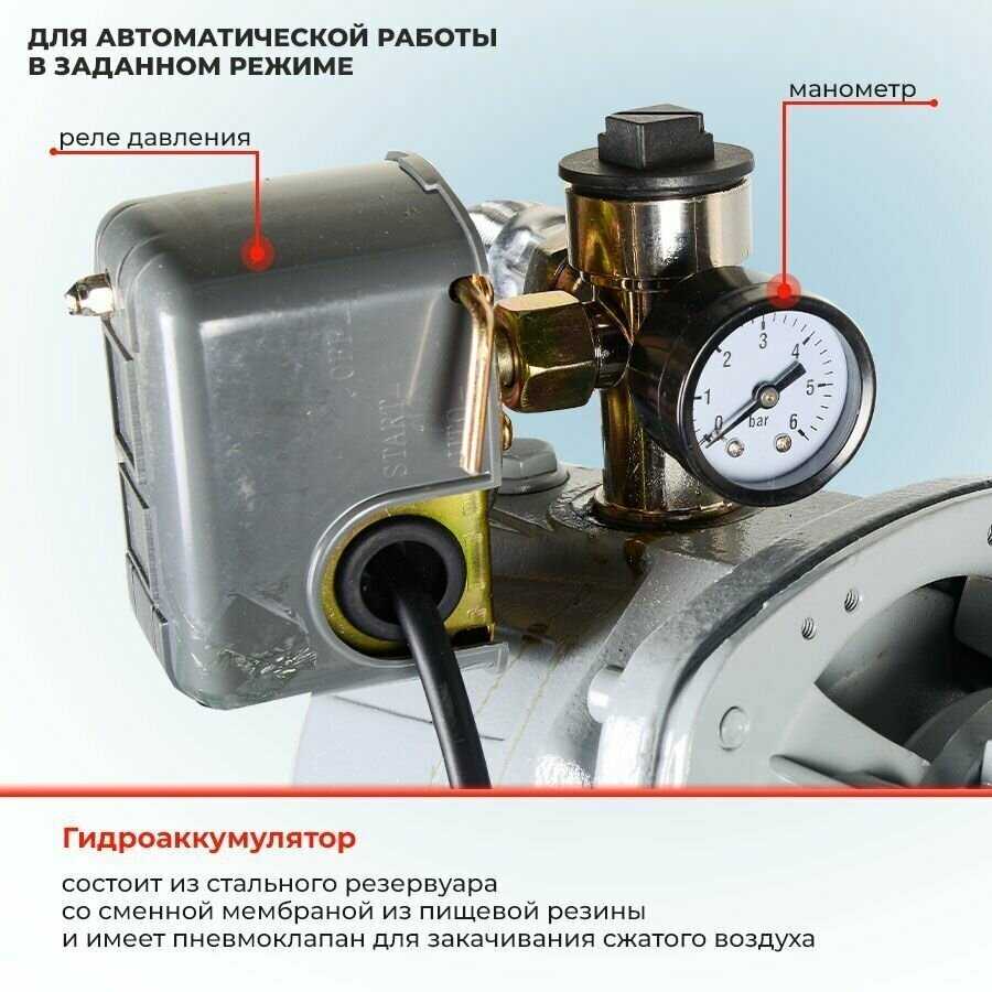 Автономная насосная станция Ресанта АНС-3600Ч 800Вт 40м 60л/мин 24л фотография 10