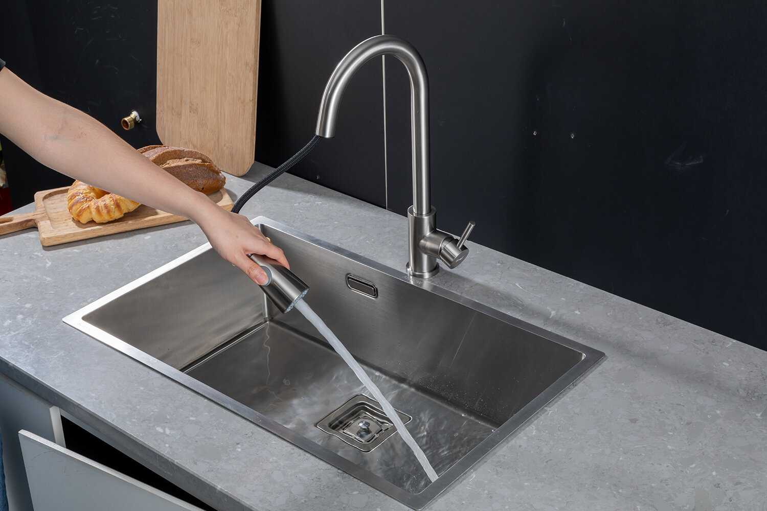Смеситель для кухни Frap F60991-9 фотография 13