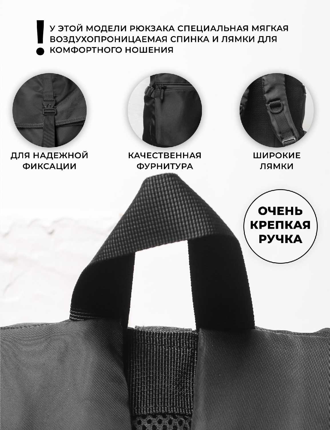 Рюкзак Habastore Рюкзак мужской городской (30 литров) фотография 7