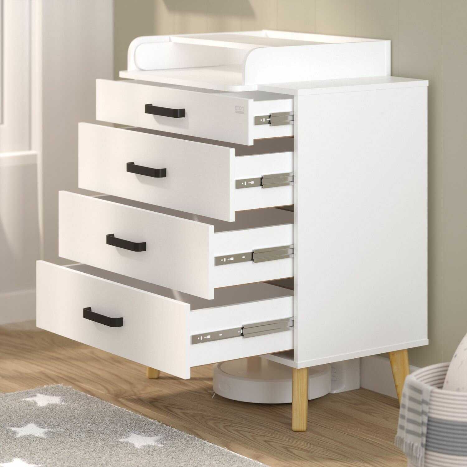 Пеленальный комод Gall Бодега Nero фотография 9