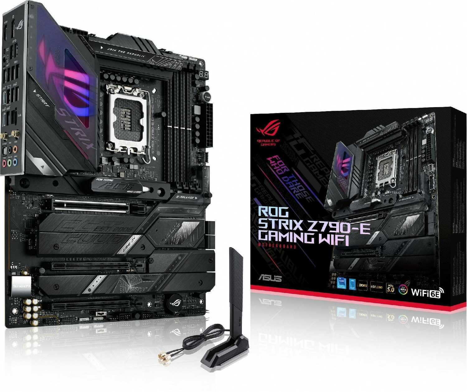 Материнская плата Asus ROG STRIX Z790-E GAMING WIFI II [LGA1700, ATX] фотография 2