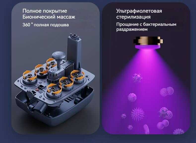 Ванночка для массажа ног Новая многофункциональная автоматическая интеллектуальная фотография 10
