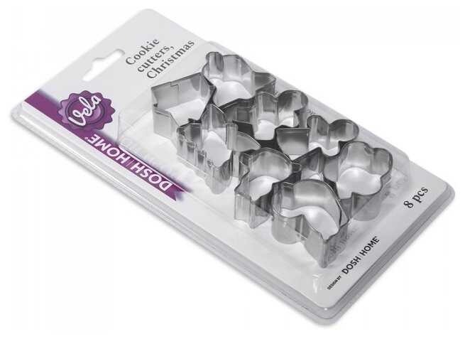 Форма для печенья DOSH | HOME Vela Рождество 302022, 8 шт. фотография 1