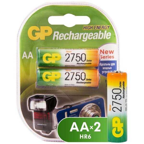 Аккумулятор GP Rechargeable 2750 Series AA фотография 7