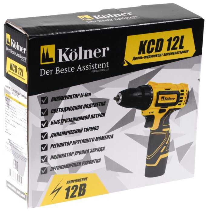 Аккумуляторная дрель-шуруповерт Kolner KCD 12L фотография 4
