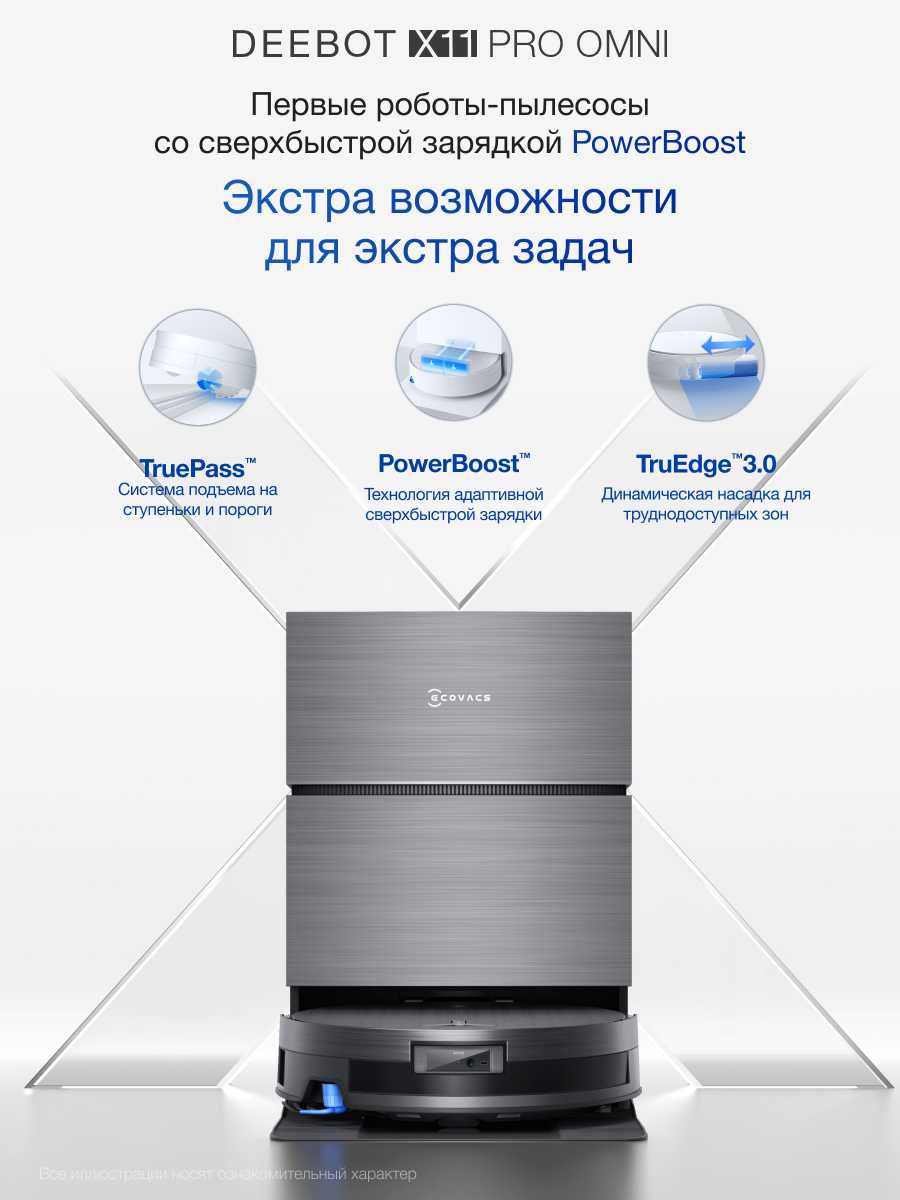 Робот-пылесос Ecovacs Deebot X11 Pro Omni фотография 1